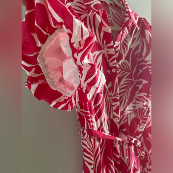 NWOT Elegant Pink Floral Maxi Dress size S new without tags - Picture 4 of 9